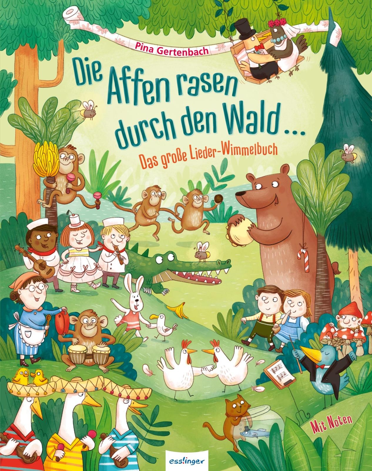 Die Affen rasen durch den Wald …